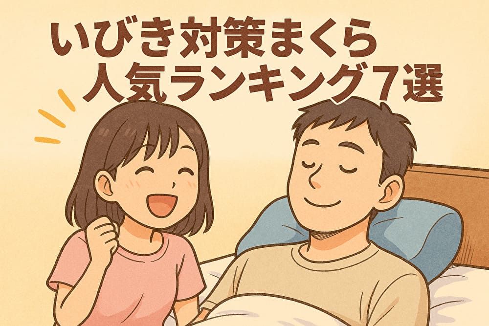 いびき対策まくら人気ランキング7選のアイキャッチ画像