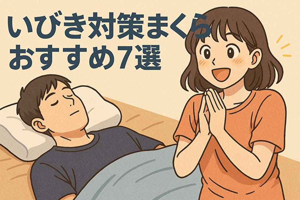 いびき対策まくらおすすめ7選のアイキャッチ画像